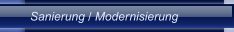 Sanierung / Modernisierung